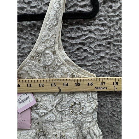 Calypso Saint Barth Women's EdiaSleeveless Beaded Sequin Tank Top Size XS NWT - Picture 8 of 12